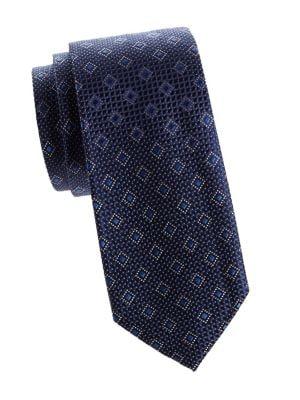 Black Brown Hanbury Dot Tie