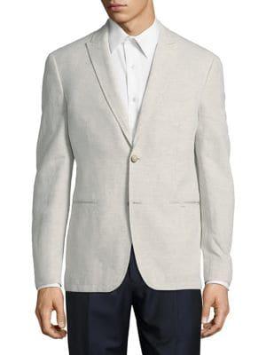 John Varvatos Star U.s.a. Luxe Peak Lapel Sports Jacket