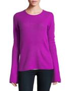Design Lab Lord & Taylor Bell-sleeve Cashmere Sweater