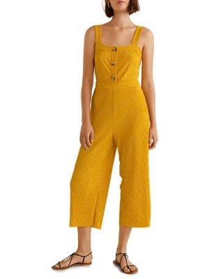 Mango Polka Dot Long Jumpsuit