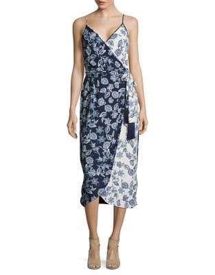 Rachel Rachel Roy Contrast Floral Print Dress