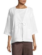 Eileen Fisher Petite Cotton Kimono Jacket