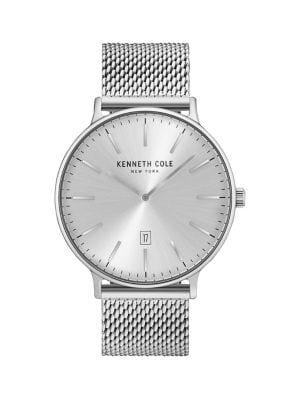 Kenneth Cole Stainless Steel Mesh Bracelet Watch