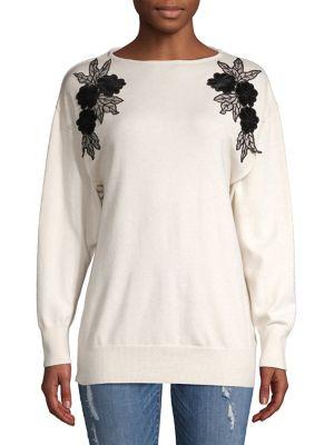 Dorothy Perkins Floral Batwing-sleeve Sweater