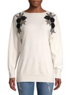 Dorothy Perkins Floral Batwing-sleeve Sweater