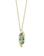 Effy Crystal & 14k Yellow Gold Pendant Necklace
