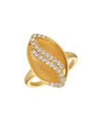 Le Vian Vanilla Diamond And 14k Honey Gold Oval Ring