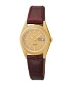 Seiko Functional Solar Goldtone-finished Stainless Steel Strap Watch