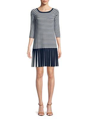 Bailey 44 Striped Pleated Dress
