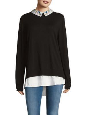 Ted Baker London Bird Embroidered Sweater