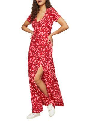 Miss Selfridge Polka-dot Maxi Dress