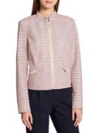 Tommy Hilfiger Zip Front Chevron Blazer