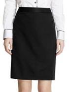 Brooks Brothers Solid Pencil Skirt
