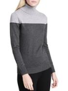 Calvin Klein Colorblock Turtleneck Sweater
