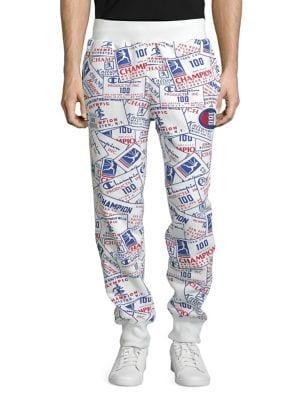 Champion Century Logo Graphic Cotton-blend Jogger Pants
