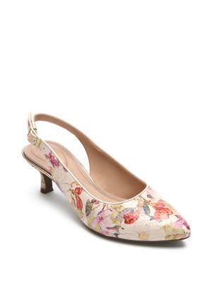 Rockport Total Motion Kaiya Slingback Leather Pumps