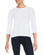 Lord & Taylor Cableknit Sweater