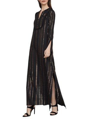 Bcbgmaxazria Striped Maxi Dress
