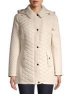 Jones New York Collection Quilted Front Snap Jacket