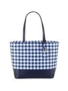 Kate Spade New York Gingham Leather Tote