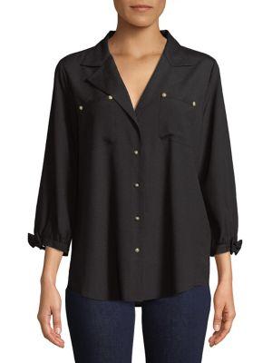 Karl Lagerfeld Paris Button Down Blouse