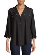 Karl Lagerfeld Paris Button Down Blouse