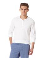 Perry Ellis Marled Jersey Henley