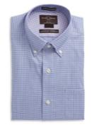 Black Brown Tattersall Cotton Dress Shirt