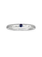 Marco Moore Sapphire, Diamond And 14k White Gold Stackable Ring