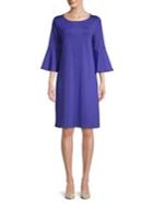 Nipon Boutique Bell-sleeve Knit Dress