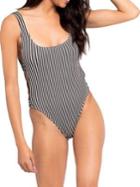 Lspace Mayra One-piece Ribbed Swimsuit