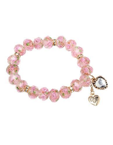 Betsey Johnson Pink Stretch Bracelet
