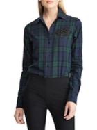 Lauren Ralph Lauren Petite Tartan Button-down Shirt