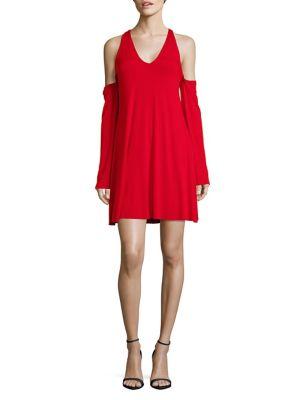 Bailey 44 Cold-shoulder A-line Dress