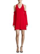 Bailey 44 Cold-shoulder A-line Dress