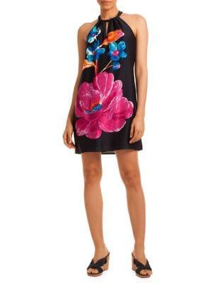 Trina Turk Roe Halter Shift Dress