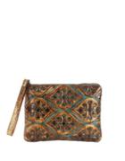 Patricia Nash Venetian Leather Wristlet