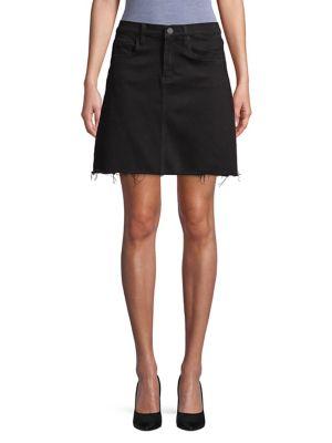 Blanknyc Frayed Denim Skirt