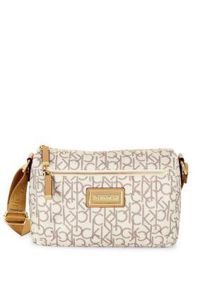 Calvin Klein Monogram Zip Crossbody