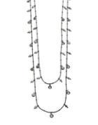 Kenneth Cole New York Hematite Items Crystal Multi-strand Necklace