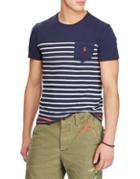 Polo Ralph Lauren Classic-fit Striped Cotton Jersey Crewneck Tee