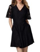 Donna Morgan Fit And Flare Lace Dress