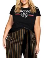 City Chic Plus Oh La La T-shirt