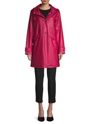 Kate Spade New York Scallop-trimmed Hooded Jacket