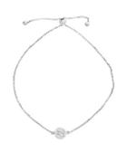 Effy Crystal & 14k White Gold Chain Bracelet