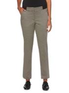 Rafaella Geometric Stretch Sateen Pant