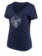 Majestic Los Angeles Rams Nfl Break Free Cotton Jersey Tee