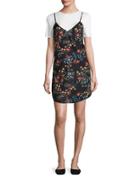 Design Lab Lord & Taylor Floral Layer Dress