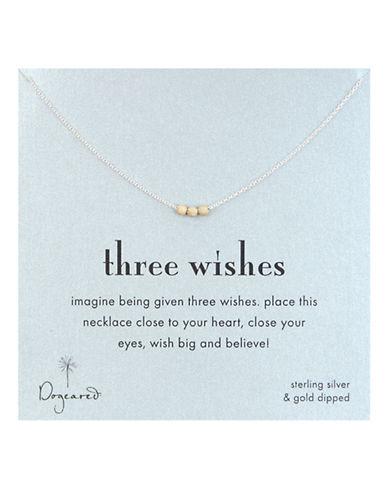 Dogeared '3 Wishes' Gold Stardust Bead Necklace