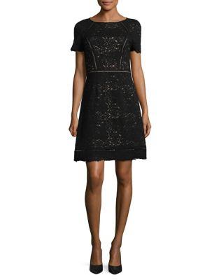 Adrianna Papell Aubrey Lace Fit-&-flare Dress